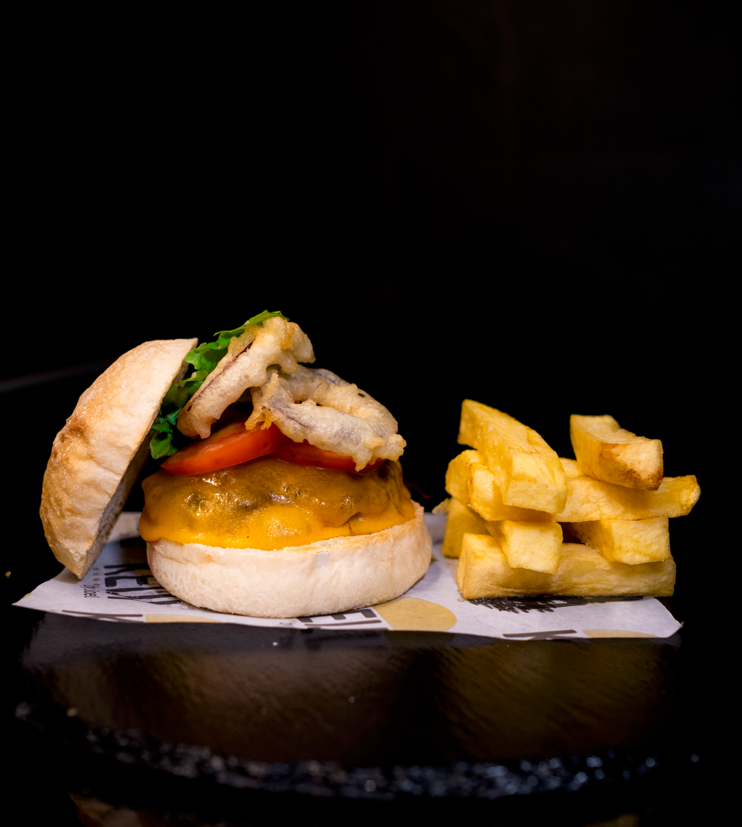 Hamburguesa de vacuno mayor