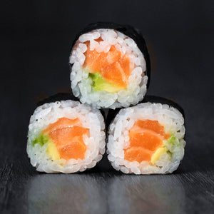 Maki de salmon y aguacate 8 piezas